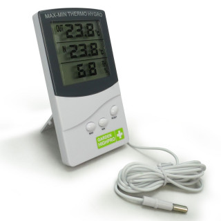 Thermomètre Hydro Digital Premium - Sonde Extérieure Température et Humidité  Optithermo